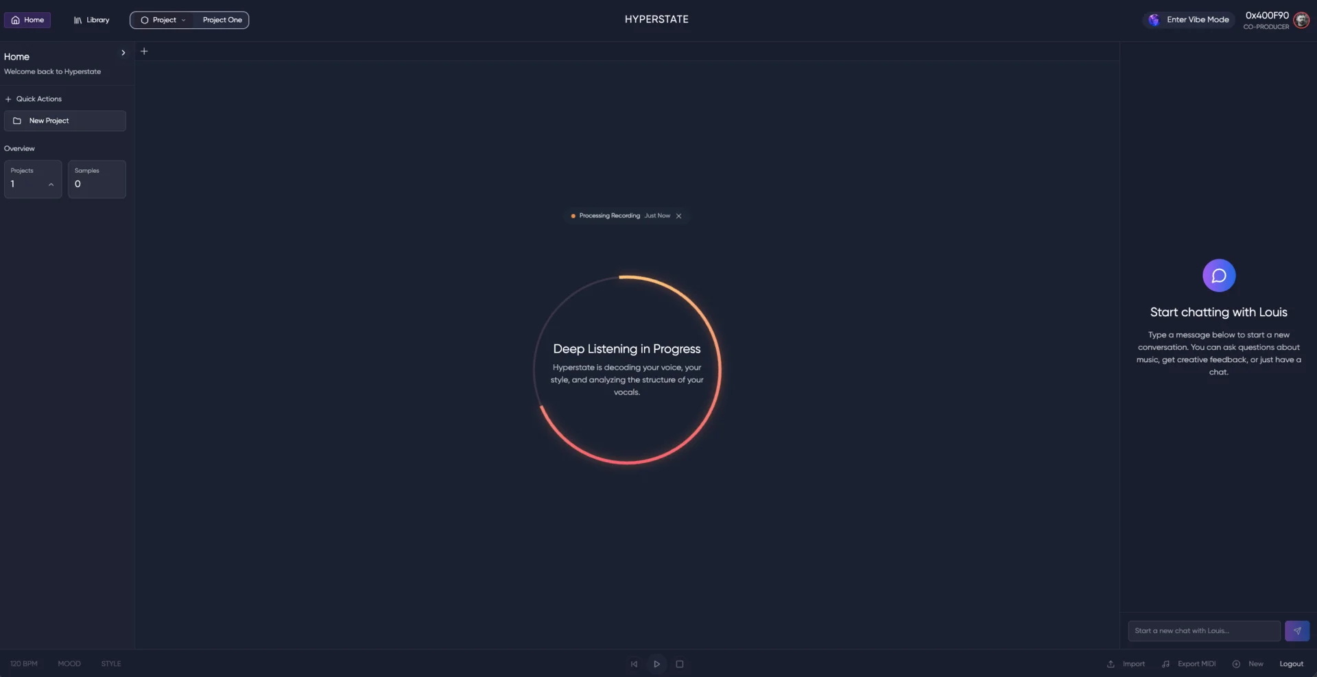 Hyperstate AI — screen 3
