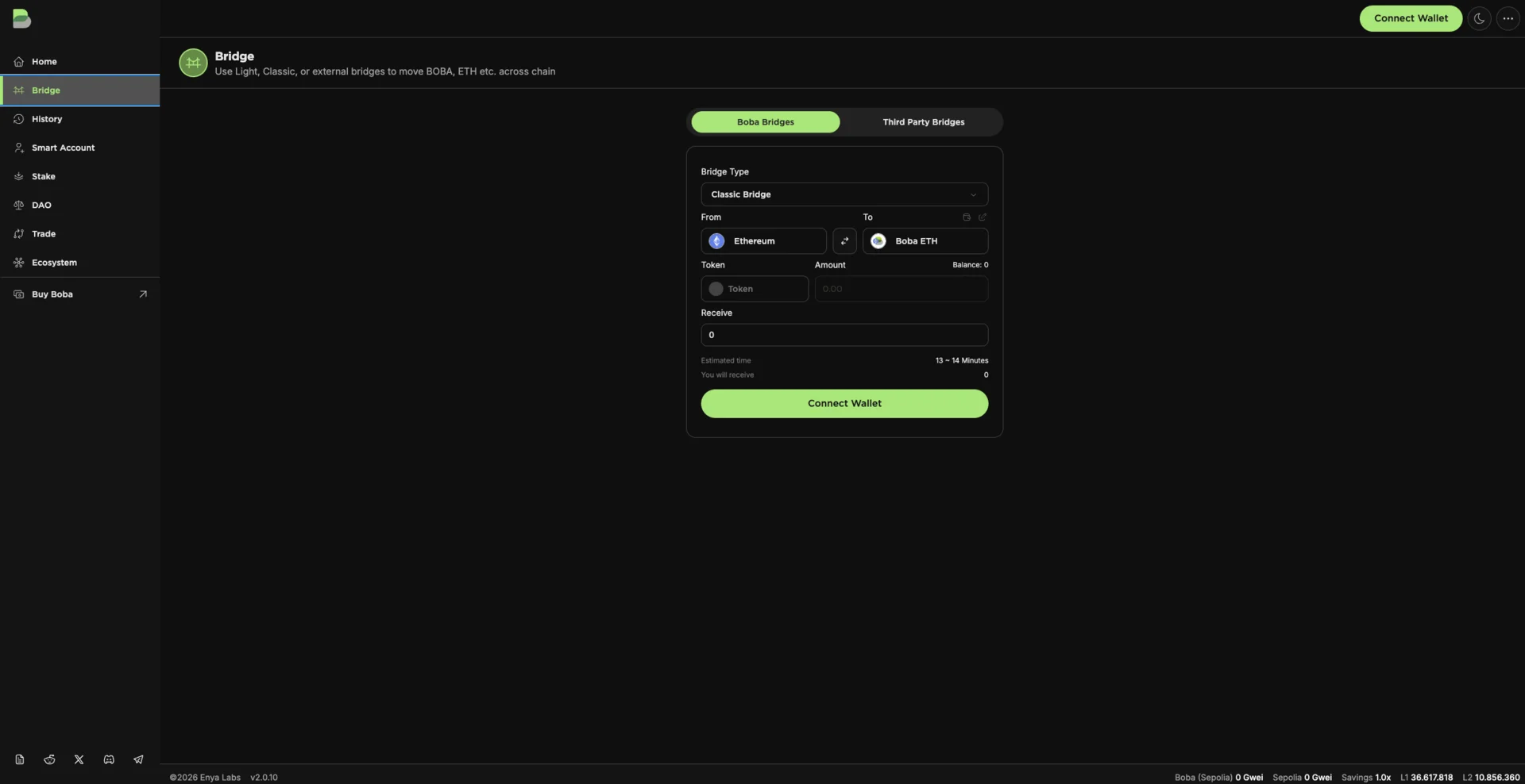 LightBridge — screen 1