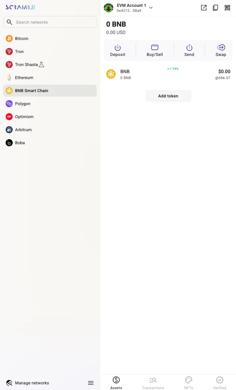 Scramble Wallet — screen 4