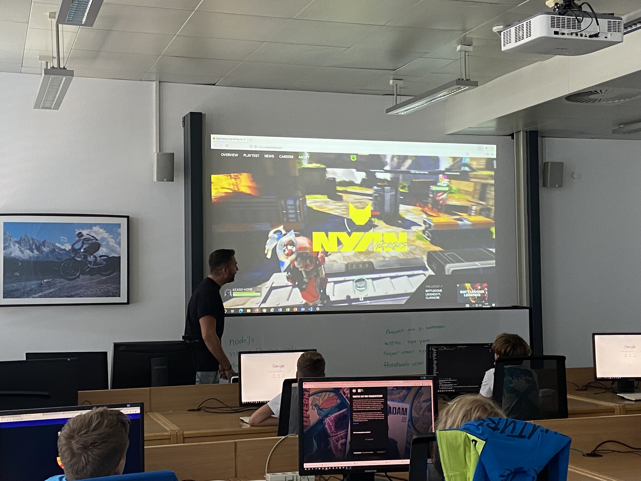 Blockchain class session at Coding4Kids 2023
